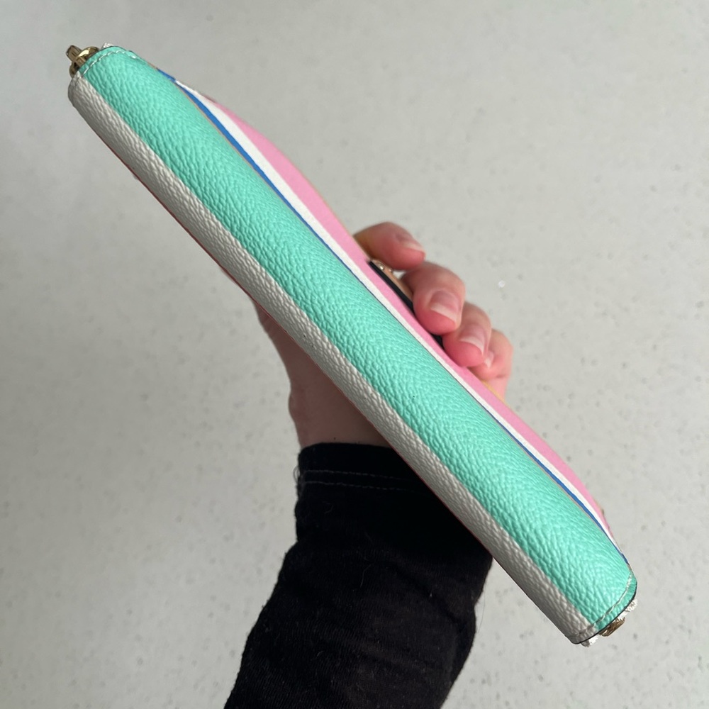 Kate Spade Striped Zip Around Wallet - Picture 9 of 16